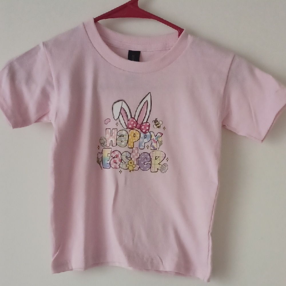 Pink Kids Easter T-Shirt